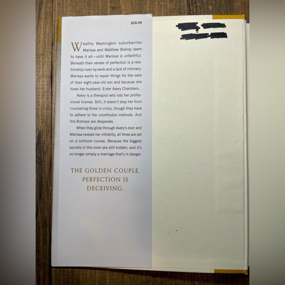 The Golden Couple Hardcover Book by Sarah Pekkanen - Picture 2 of 4
